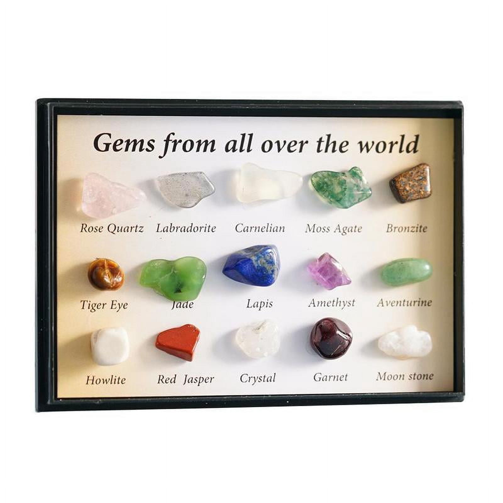 Ensemble de 15 Kits de Pierres de Guérison Cristallines Collection Reiki Chakra K8C2