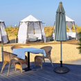 thumbnail image 3 of CHOK Base de Parasol de Marché pour Patio 43 Lb, Support Extérieur Robuste, Support de Parasol en Fonte pour Jardin Plage, Parasol Rond Classique sur Pied pour Terrasse Véranda, 3 of 7