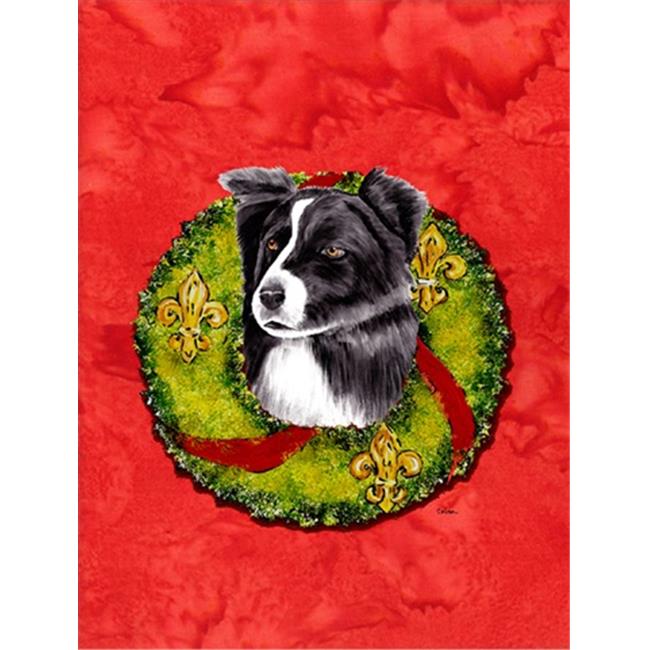 Drapeau Border Collie - Taille du Jardin&44; 11 x 15 Po.