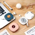 thumbnail image 5 of 6 Pieces Retractable Cable Management Charging Cord Organizer Phone Cord Holder Retractable Cable Reels Small Winder Case for Usb Cable Headset Cord Mouse Wire Charger Cable, 5 of 5