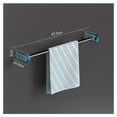 thumbnail image 2 of MesaSe Practical Towel Organizer Rack Free-Perforation Wall Mounted for Bathroom Kitchen Accessories, 2 of 2