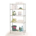 thumbnail image 1 of Hyper Tough 5 Tier Metal Storage Rack, Chrome Color, 350lbs Loading Capacity for Each Shelf, 5 Tier Shelving, Heavy Duty Metal Shelf, 1 of 8
