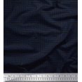 thumbnail image 1 of Soimoi Modal Satin Fabric Square & Spiral Geometric Decor Fabric Printed Yard 42 Inch Wide, 1 of 3