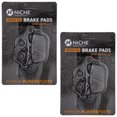 thumbnail image 1 of Niche Rear Brake Pad Set for Honda CBR250R Semi-Metallic Motorcycle 2 Pack 519-KPA2452D, 1 of 5