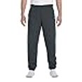 thumbnail image 3 of Jerzees Mens NuBlend Super Sweats Pocketed Sweatpants, L, Black Heather, 3 of 4