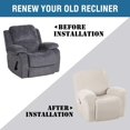 thumbnail image 3 of Super Stretch Recliner Couch Covers Chair Cover Form Fitted Non Slip Reclining Slipcovers for Standard Large Recliner, Soft Thick, 3 of 7