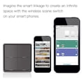 thumbnail image 2 of Wireless Scene Switch Push Button Smart Switch Wall Panel Battery Powered Tuya/ Smart Life APP Remote Control for Smart Home Devices(ZigBee Hub Required), Grey 4 Gang, 2 of 8