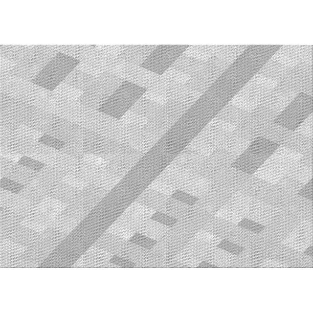 Ahgly Tapis Rectangulaire Lavable en Machine Intérieur Transitionnel Gris Foncé, 2 Pieds x 5 Pieds