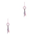 thumbnail image 1 of maskred Feather Pendants Wind Chimes For Positive Energy Lucky Meaning Durable And Practical Beautiful Blended Dream Catchers MS9180B 2Set, 1 of 6