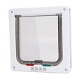 thumbnail image 4 of 4-Way Locking Frame Pet Supplies Small Dog Kitten Cat Flap, 4 of 8