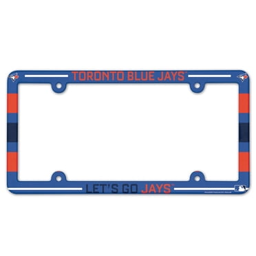 Cadre de plaque d'immatriculation à Slogan en couleur Wincraft Toronto Blue Jays