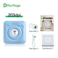 thumbnail image 2 of Riwcyla PeriPage Pocket All,in,One Thermal Printer Wireless Picture Photo Label Memo Receipt Paper Printer AR Photo Function with USB Cable Support for Android iOS Smartphone Windows, 2 of 6