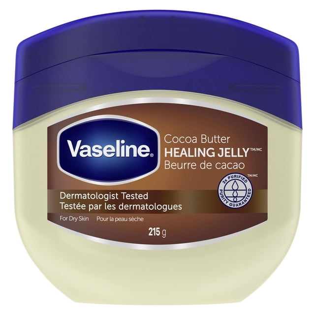 Vaseline Gelée Réparatrice Beurre de Cacao pour Peau Sèche, 215 g