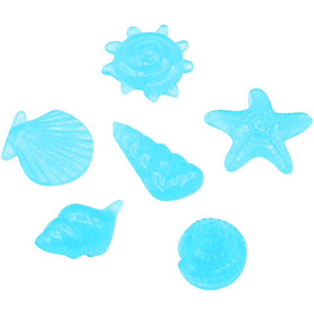 SMihono Colorful Luminous Conch Shell Garden Road Decoration Fish Tank Decoration Home Decoration on Clearance