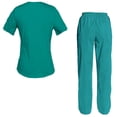thumbnail image 2 of Women's Scrubs Set Scrub Top and Pants Scrubs Set, 2 of 3