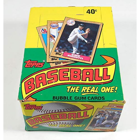 Topps Boîte de Cartes à Échanger de Baseball en Paquet de Cire 1987 (36 Paquets) Cartes Recrues Possibles Incluant Barry Bonds, Rafael Palmeiro et Barry Larkin