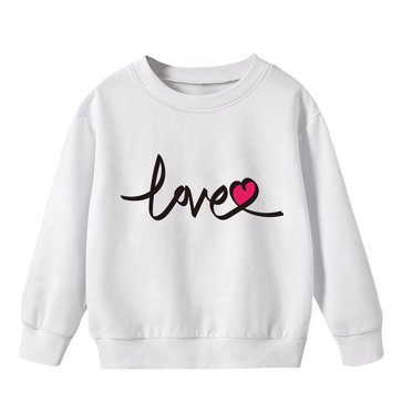 Huvoen Girls Extra Soft Long Sleeve Layering Tee Hoodless Sweatshirts Fashion Girl and Boy' Casual Long Sleeve Tops Hoodie Printing Tops Wine 7 Years
