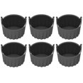 thumbnail image 1 of 6-Piece Silicone Baking Cups for Air Fryer,Versatile Ramekins for Eggs,Muffins,Cupcakes Heat Resistant,Non-Stick,Multi-Color Set, 1 of 8