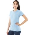 thumbnail image 2 of American Apparel T-Shirt en Jersey Fin, 2XL, Bleu Bébé, 2 of 5