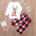 thumbnail image 1 of Pyjamas de Noël pour Enfants Pyjamas à Carreaux pour Garçons Coton Bio Pyjamas de Noël pour Enfants, 1 of 4