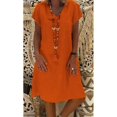 thumbnail image 2 of Kcodviy Taille Été Robe Décontractée Femme Robe Coton Femme Feminino Plus Robes pour Femmes Style Été T-Shirt Dames Robe Midi d'Été pour Femmes Robe Robe pour Femme, 2 of 7