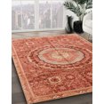 thumbnail image 2 of Ahgly Company Tapis d'Intérieur Rectangulaire Abstrait Rouge Tapis de Zone Abstrait, 8 Pieds x 10 Pieds, 2 of 6