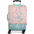thumbnail image 4 of Travel Luggage Cover Suitcase Protector Fits 18-32 Inch Luggage Wheel Covers Patterned Travel Related Items Flower Luggage Protector Elastic Luggage Anti-scratch Suitcase Cover M, 4 of 5