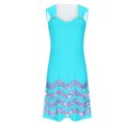 thumbnail image 2 of Robe d'Été pour Femmes Couleur Unie avec Poches Sans Manches Col en V, Robe d'Été pour Femmes, Robe d'Été pour Femmes, 2 of 5