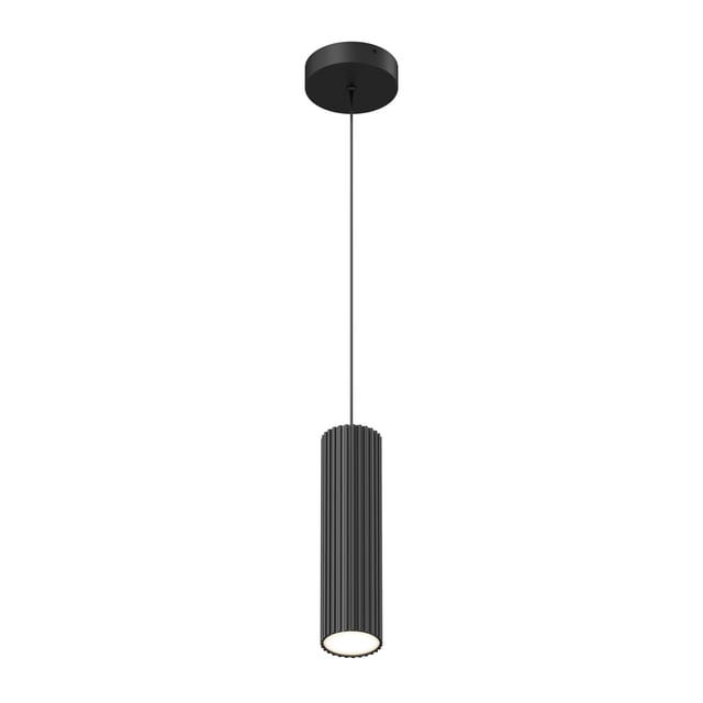 Artika Groove Modern Pendant Light Fixture, Black