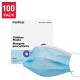 thumbnail image 1 of Medsup Masque Facial Jetable 3 Couches pour Enfants, Lot de 100, 1 of 1