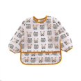 thumbnail image 3 of 5pcs Waterproof Sleeve Bib Washable Bib With Sleeves Bib With Drip Tray Sleeve Bibs With Moisture Protection, 3 of 3
