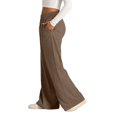 thumbnail image 4 of Women Pants Bell Bottoms Multi Colored Slim Trousers Ladies Work Leggings, 4 of 8