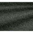 thumbnail image 5 of oneOone Viscose Jersey Fabric Geometric Maze & Rabbit Animal Sashiko Print Fabric by Yard 60 Inch Wide, 5 of 5