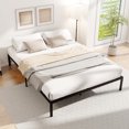 thumbnail image 1 of Gymax Queen Size Metal Bed Frame Heavy Duty Support Slats Mattress Foundation, 1 of 10