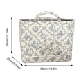 thumbnail image 2 of Floral Car Seat Organizer with Storage Pockets for Underwear Laundry and Home Sundries, 2 of 6