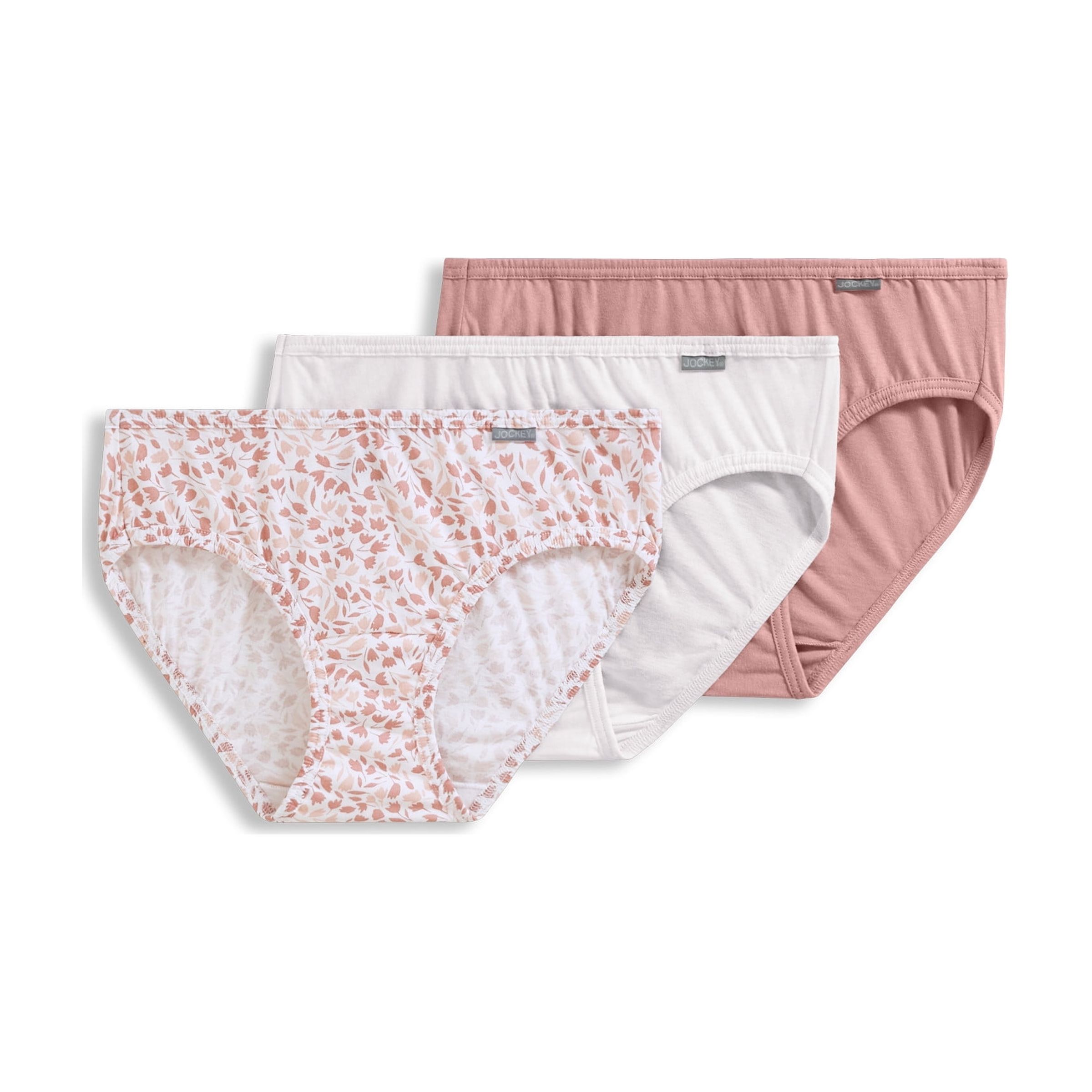 Jockey Women's Plus Size Elance Bikini - 3 Pack