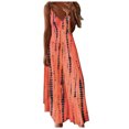 thumbnail image 1 of Birdeem Womens Spring and Summer Solid Slim Fit V-Neck Racerback Tank Top Wrapped Hip Casual Dress, 1 of 5