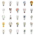 thumbnail image 1 of Ramiter Cartoon Light Bulb Flower Doodle Waterproof Sticker DIY Sticker Decoration, 1 of 5