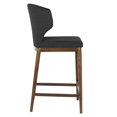 thumbnail image 3 of Tabouret de Bar à Dossier Ailé Rembourré de Qualité Contractuelle Cabo (26 Po/29 Po), 3 of 5
