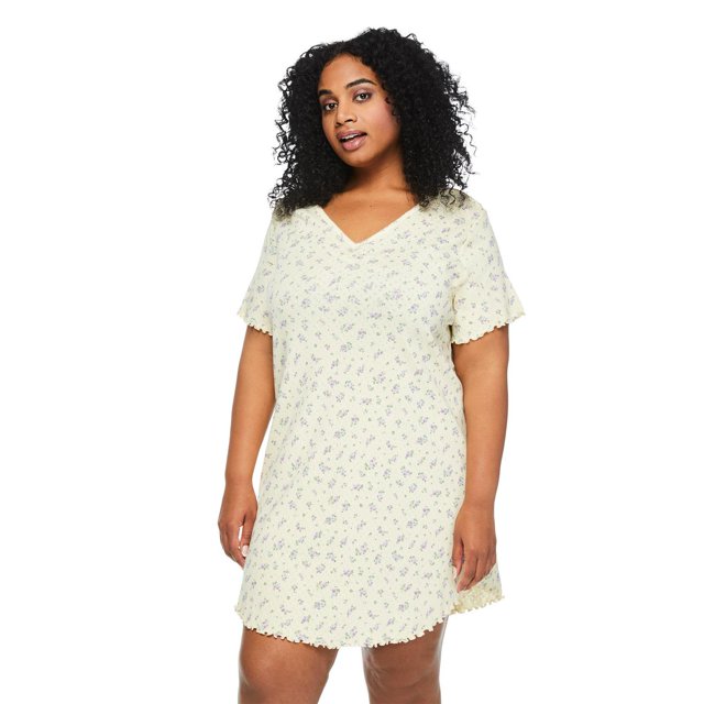 George Women's Plus Pointelle Sleepshirt
