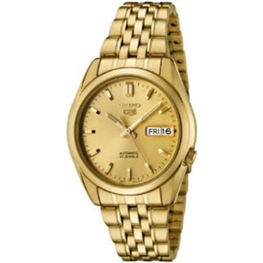 Seiko Montre Habillée Automatique 5 pour Homme SNK366K en Acier Inoxydable Doré