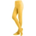 thumbnail image 1 of ORUYROP Women's Solid Colored Opaque Microfiber Footed Tights, 1 of 7