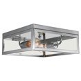 thumbnail image 1 of Globe Electric Memphis Light Flush Mount with Dimmable Light Option for Indoors, 1 of 6