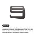 thumbnail image 4 of Unique Bargains 1.26' 32mm Webbing Release G Hook Buckle Adjusters for Backpack Strap, 8Pack Matte Black, 4 of 5