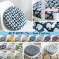 thumbnail image 1 of Coussin de Siège Rond Style Rustique 15.8”x15.8” pour Canapé, Chaise, Baie Vitrée, Jardin, Maison, Cuisine, Bureau, 1 of 5