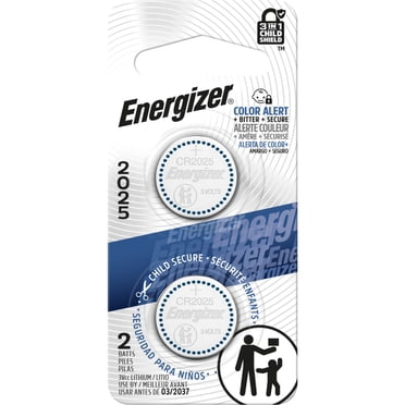 Energizer 2025 Lithium Coin Battery, 2-Pack