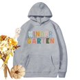 thumbnail image 1 of RXIRUCGD Ladies' Casual Hooded Sweatshirt Jacket, Gray, Size: 3XL, 1 of 4