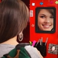 thumbnail image 4 of Magneticc Miirror Light Easy To Mount Selfie For Work School Gym Lockers 1 Pack,Black Makeup Magnifying Glass, 4 of 8
