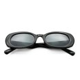 thumbnail image 2 of Time & Tru Women's Black Oval Sunglasses, 2 of 5