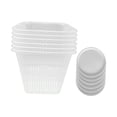 thumbnail image 3 of Flynix 6x Pots pour Orchidées Transplantation Réutilisables Patio Légers Rempotage avec Trous 14cm Carré Blanc, 3 of 10